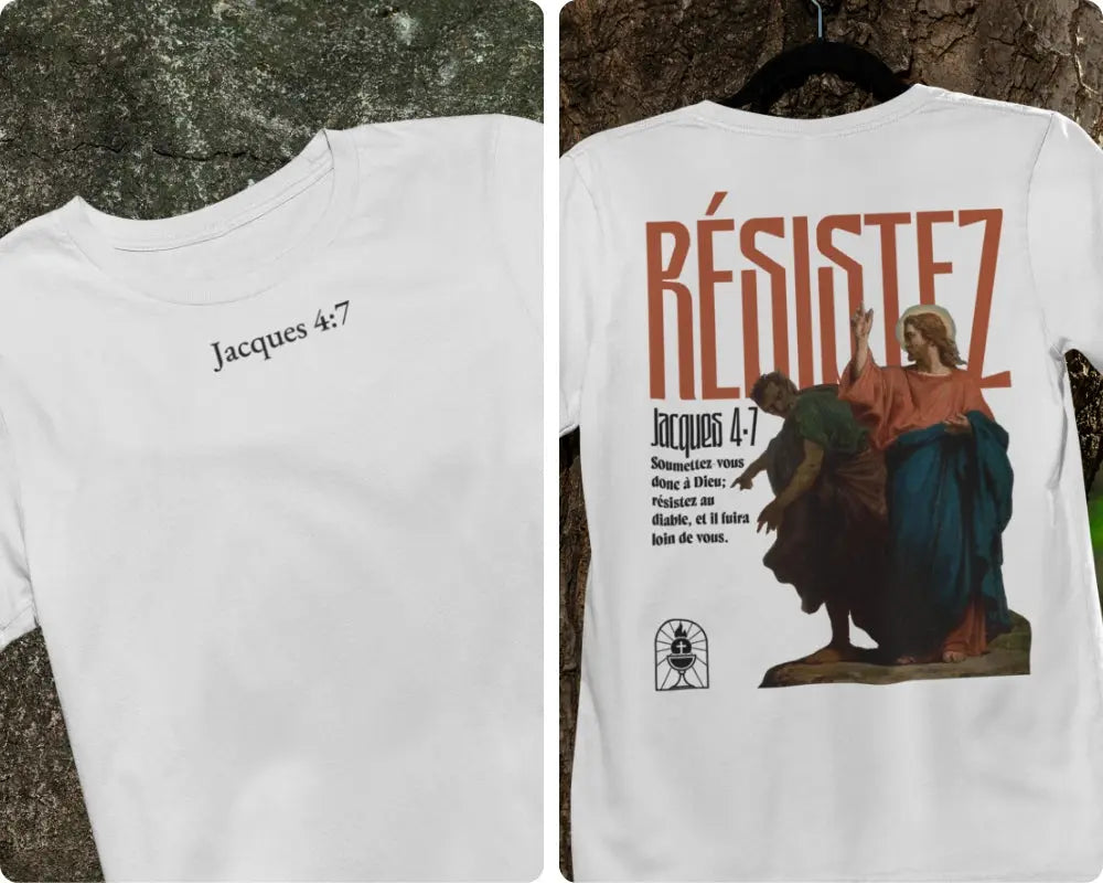 T-shirt Jacques 4:7 Le 14e Apôtre